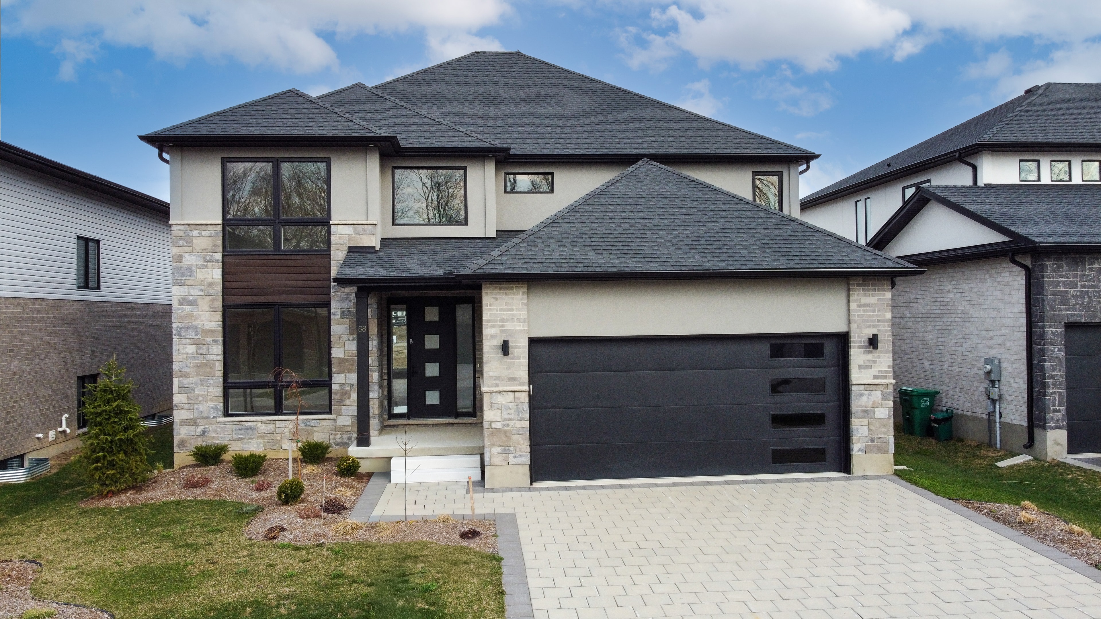 Custom home exterior — 88 Optimist Drive, Talbotville